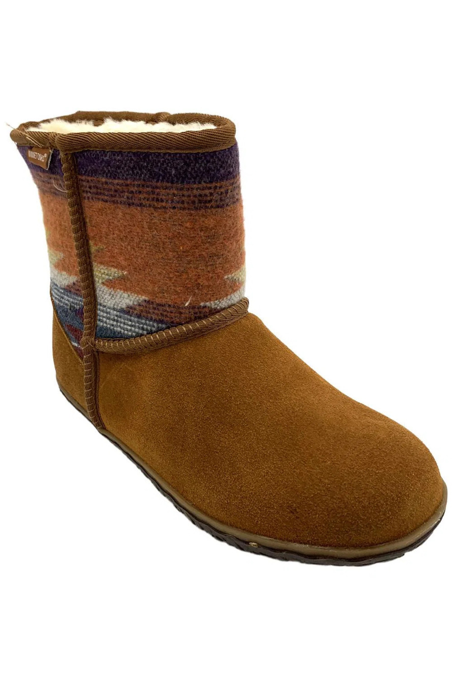Minnetonka Women's Tali Boot Brown/Multi Print - Medium